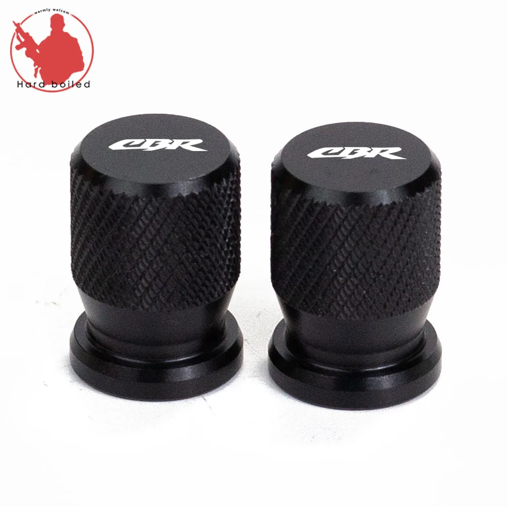 FOR HONDA CBR Motorcycle Accessorie Wheel Tire Valve caps CNC Aluminum Airtight Covers  2017 2018  (3)