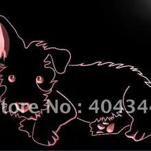 LK123-шотландский терьер дисплей Pet светодиодный неоновый знак