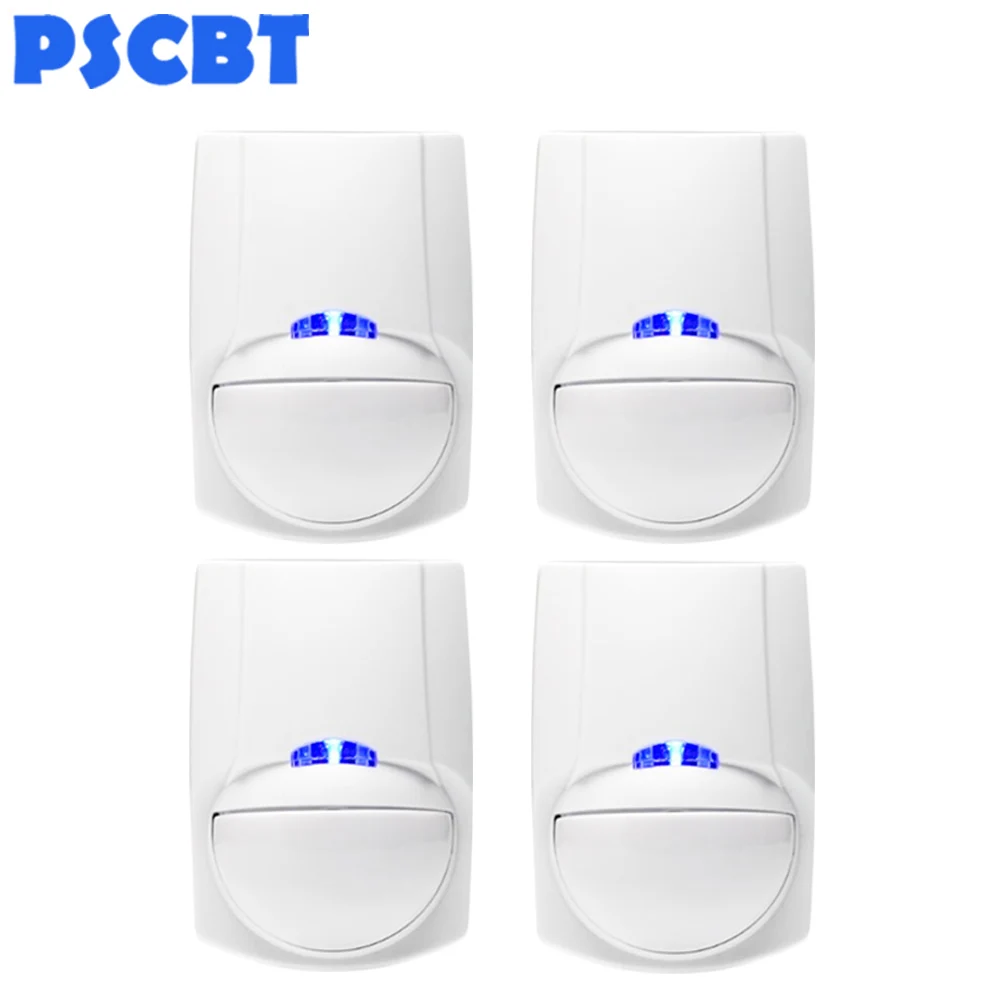 

PSCBT PIR Sensor 433MHz Wireless PIR Detector Home Security Alarm Kits for WIFI GSM Security Alarm System