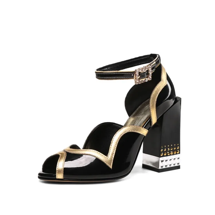 Сандалии с открытым носком и ремешком на щиколотке|Боссоножки сандалии| |