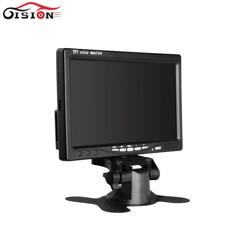 Gision 2 канала видео вход для DVD VCD камера заднего вида 7 дюймов цветной TFT LCD DC 12V