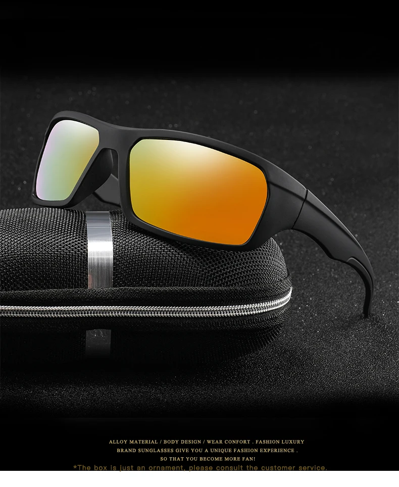 LongKeeper Polarisierte Sonnenbrille Männer 2020 Marke Design Schwarz Fahren Sport Sonnenbrille Klassische Spiegel_voghion.com