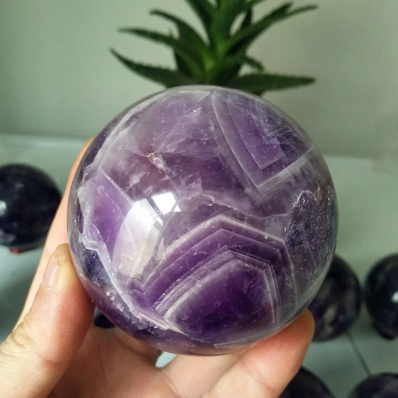 

70/100mm Natural amethyst stone quartz crystal ball beautiful purple quartz healing crystals