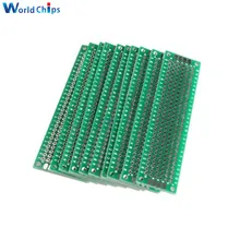 Module de carte électronique Double face PCB, Kit de bricolage universel, 2x8 cm 20x80mm FR4, 5 pièces