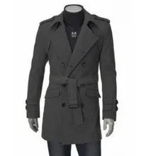 Осенне-зимний ветрозащитный удобный мужской Тренч, модный дизайнерский мужской тонкий длинный мужской пиджак, деловая одежда размера плюс