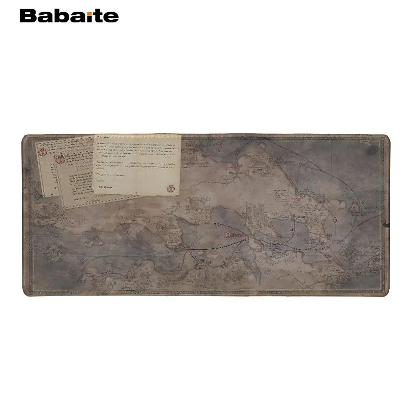Babaite Wholesale And Retail Large Rubber Mousepad Marvel Map of Runeterra Design Big Best Comfort Game Mouse Mats For LOL | Компьютеры и