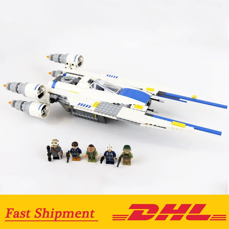 

679Pcs Rebel U Wing Fighter Jets 05054 Model Building Blocks Bricks Toys Compatible Legoings Star Wars