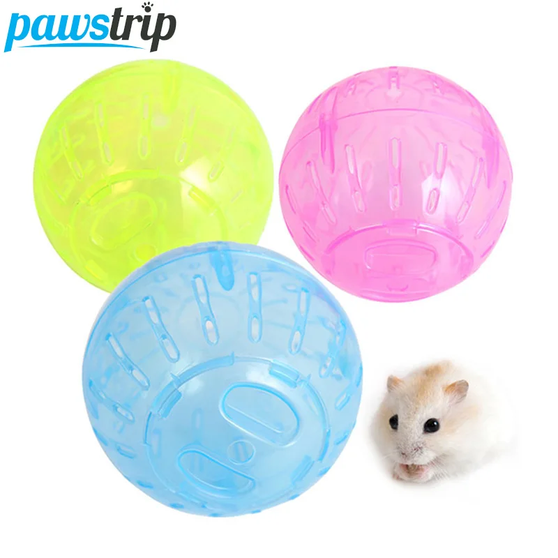 1pc Colorful Plastic Ball Pet Hamster Toy Rabbit Gerbil Rat Jogging
