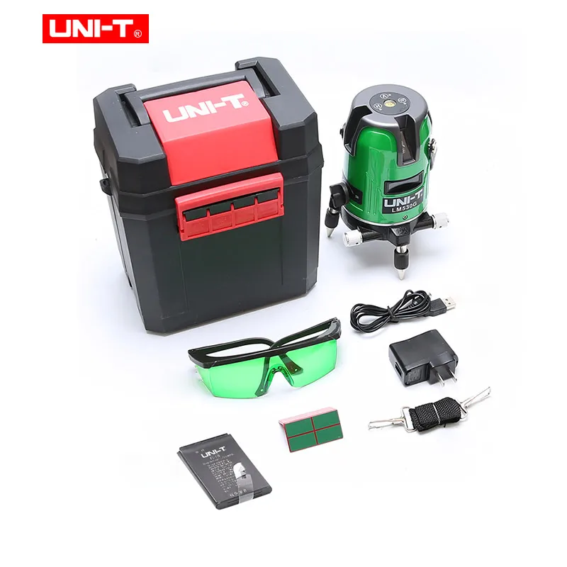 <b>UNI T</b> Red/green <b>Laser Level</b> 2/3/5Lines 360 degree Self leveling ...