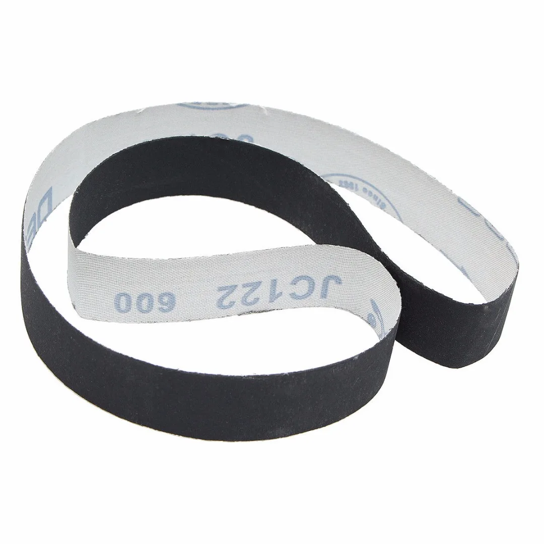 12pcs/set Pack New 76*2.5cm Silicon Carbide Sanding Sander Belt 400 600 800 1000 Grit