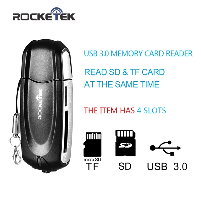 Best Offers Rocketek same time read 2 cards usb 3.0 multi 4 in 1 memory card reader adapter for SD/TF micro SD computer laptop accessories. Best Offers Rocketek same time read 2 cards usb 3.0 multi 4 in 1 memory card reader adapter for SD/TF micro SD computer laptop accessories.
