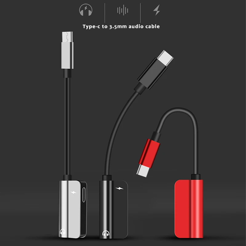 USB C к разъему 3 5 типа кабель адаптер для Oneplus 6T Xiaomi Mi6 Type мм AUX преобразователь