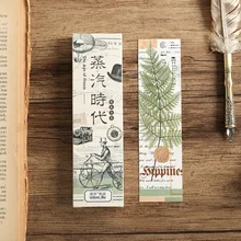 30 шт./кор. стимпанк Эра студент подарок закладки маркер канцелярские реалистичные Kawaii мультфильм закладки для офиса школьные принадлежности