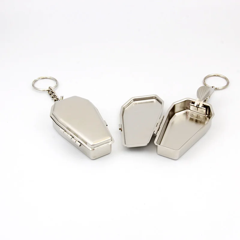 CoffinAshTrayMiniAshtrayMetalPocketAshtrayPortableAshtray