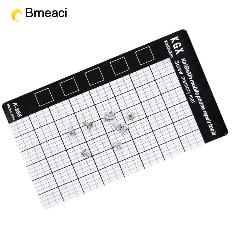 

Brneaci Magnetic Screw Mat Memory Chart Work Pad Mobile Phone Repair Tools