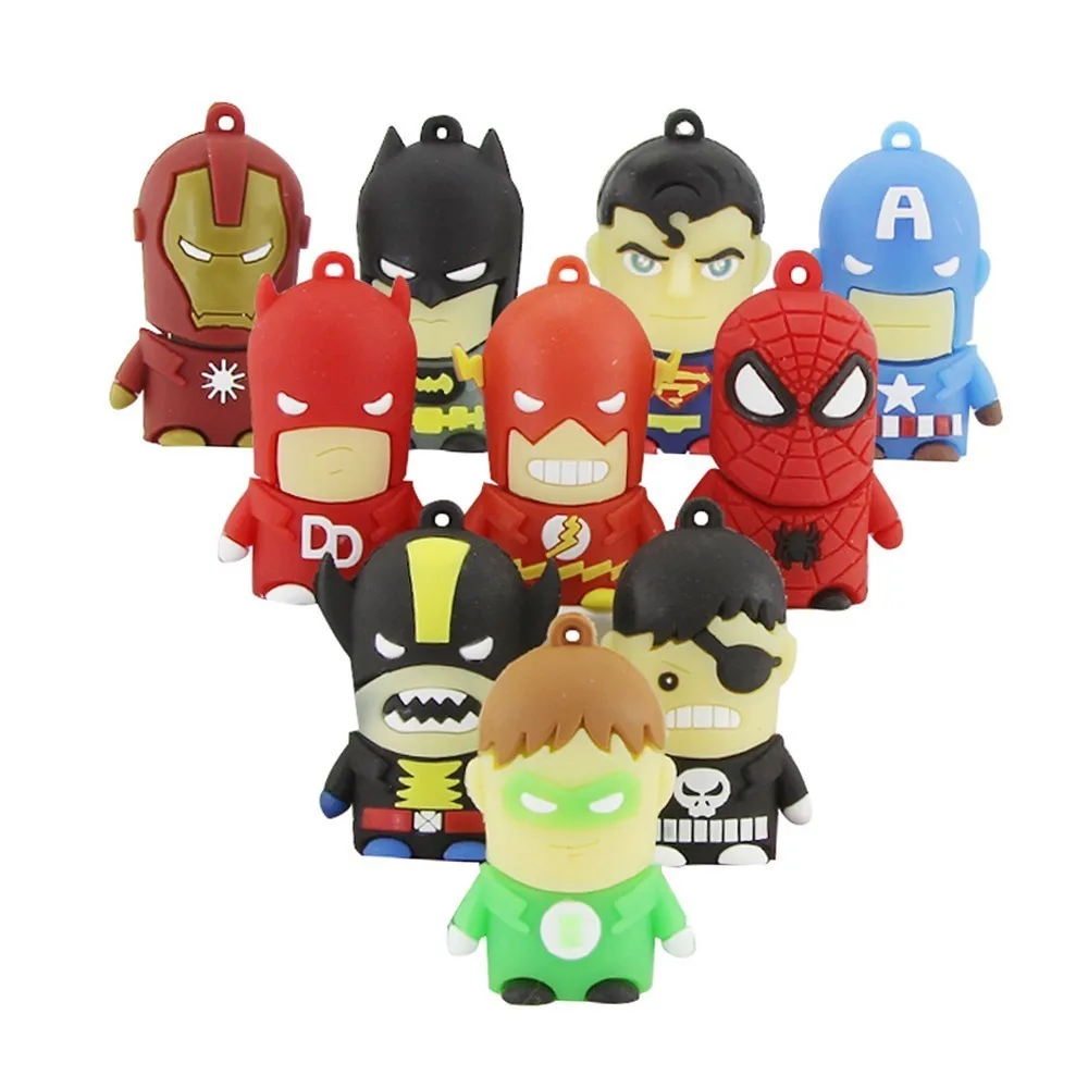CHYI Super Hero 3 0 USB Флешка из натуральной Ёмкость 4ГБ 8ГБ 16ГБ 32ГБ 64ГБ Мстители Memory stick