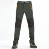NUONEKO-pantalones de senderismo para hombre, impermeables, para deportes al aire libre, resistentes al agua, Polar térmico, Softshell, esquí, PM17 ► Foto 3/6