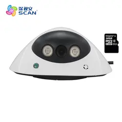 1080 P купольная ip-камера Камера аудио Wi-Fi обнаружения движения карты Mini белый видеонаблюдения безопасности Встроенный микрофон веб-камера