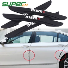 

4pcs Car Door Side Protector Anti-collision Rub Bumper Strip Guards Sticker For Nissan Juke Tiida Teana GTR GTR 350Z 370Z 240SX