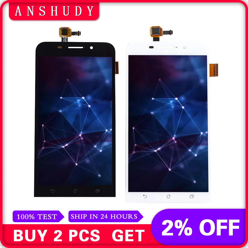 

For ASUS Zenfone MAX ZC550KL LCD Touch Z010D LCD Display Panel Screen Module Touch Screen Digitizer Sensor Glass Assembly