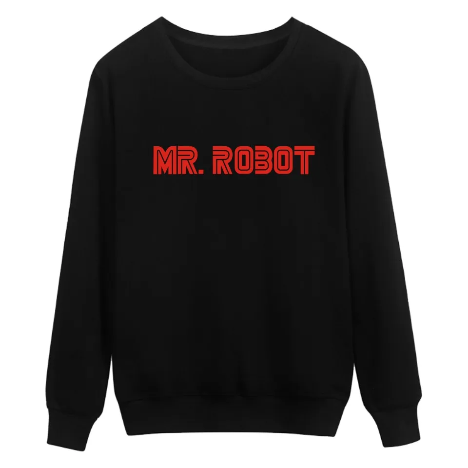 Mr Робот Fsociety Модные мужские и женские толстовки с капюшоном в стиле хип-хоп пуловер Повседневная Толстовка с круглым вырезом и длинными