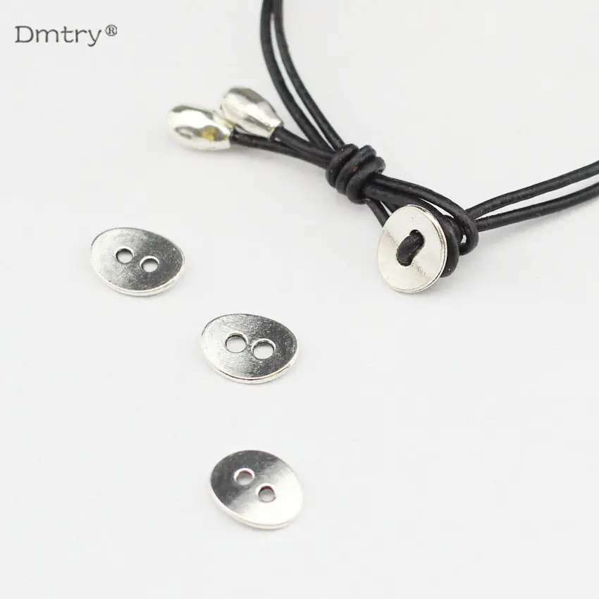 

Dmtry 20pcs Jewelry Finding Clasp Use With 1.5mm Round Leather Rope For Jewelry Making Handmade DIY Charms Zinc Alloy Gift C0017