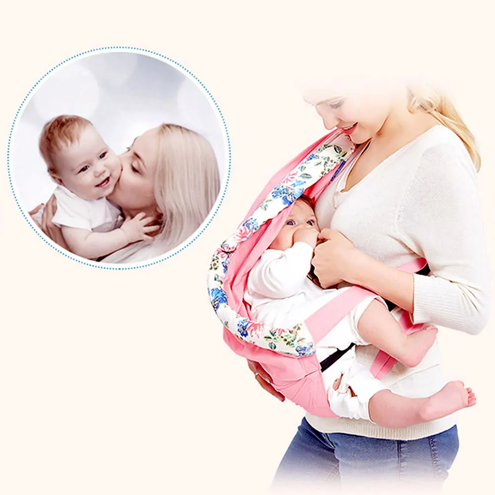 Лицевая дышащая мягкая новорожденная переноска передняя сторона горизонтальная Переноска детская слинг дышащий эргономичный детский
