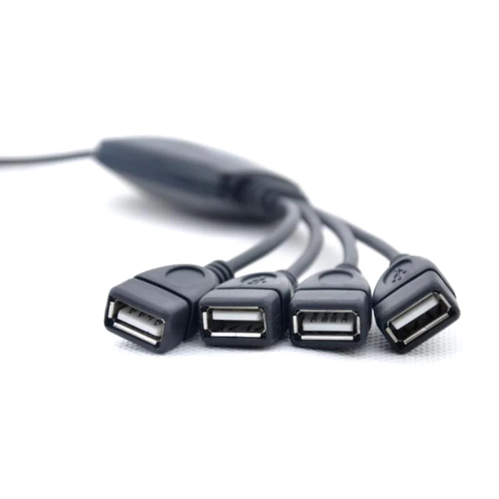 4 Порты и разъёмы Кабель USB хаб расширения/сплиттер адаптер для портативных ПК USB 2,0 подставка для концентратора USB1.0/1,1 высокое качество