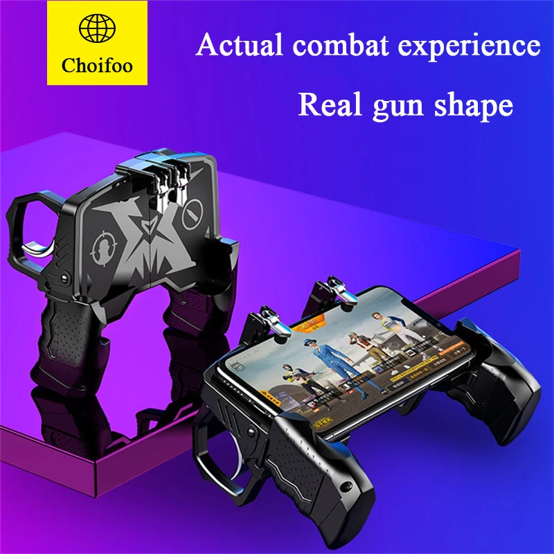 

Pubg Mobile Game Controller Gamepad for Xiaomi Iphone Samsung Huawei Gaming Grip Fan L1r1 Trigger Fire Button Joystick joypad