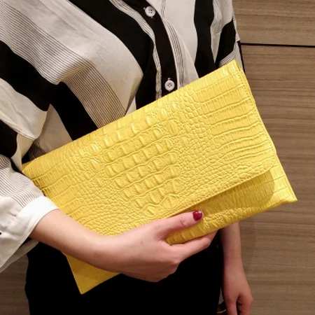 TOPHIGH Red Crocodile Pattern Messenger Bag For Women 2021 Evening Bag Yellow Leather Handbag White Shop Online Top Handtasche 