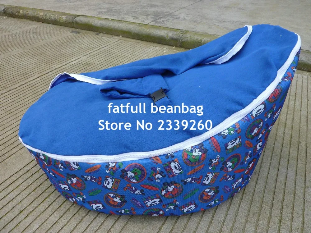 Обложка только, без начинки-мышь Babyboope новорожденного Bean Bag Snuggle Кровать Портативный сиденья Детская кровать без наполнителя