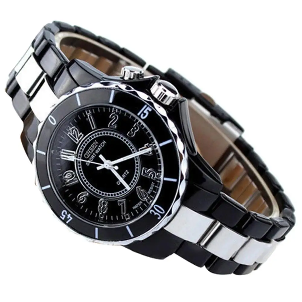

Sanwood Men Boy Sports Stainless Steel LED Luminous Light Round Dial Quartz Wrist Watch