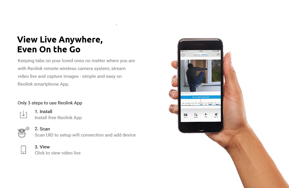 H wireless camera