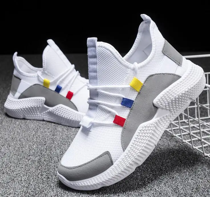 

2019 Summer New Women School Girl Fashion Lace-up Air Mesh Casual Shoes Loafers Sneakers Platform Shoes Fashion