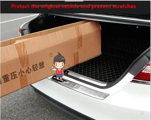 Задний бампер Camry для TOYOTA 18 задний Накладка на порог двери восемь