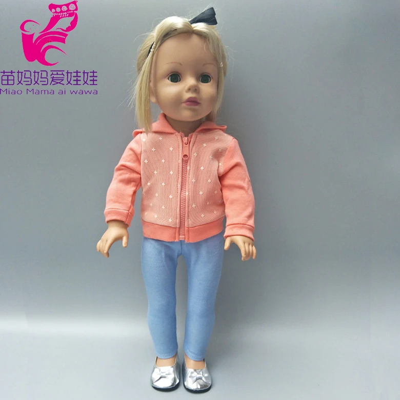 Jacket for 43cm doll clothes for 18" 43cm baby doll jacket children doll toys coat pants