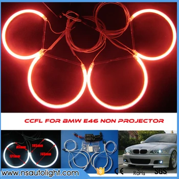 

Ultra brightness CCFL angel eyes for BMW e46 non projector 131mm & 145mm ccfl angel eye lighting e46 ccfl angel eye marker