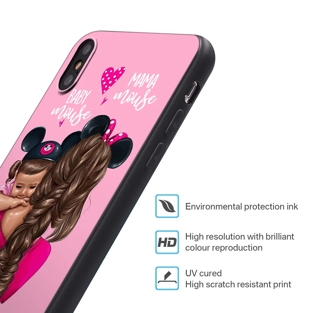 Чехол для Funda iPhone 11 Pro 5 5S SE 6 6S 7 8 Plus X XS Max Love Baby, чехол для iPhone 7, мягкий чехол из ТПУ для iPhone XR