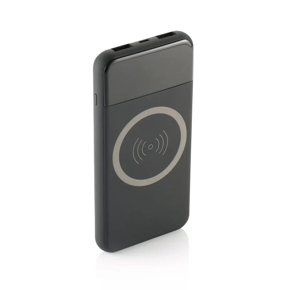 

QI Wireless Charger Power Bank 10000mah Portable Dual USB with Digital Display External Battery Powerbank for iphone X 8 Samsung