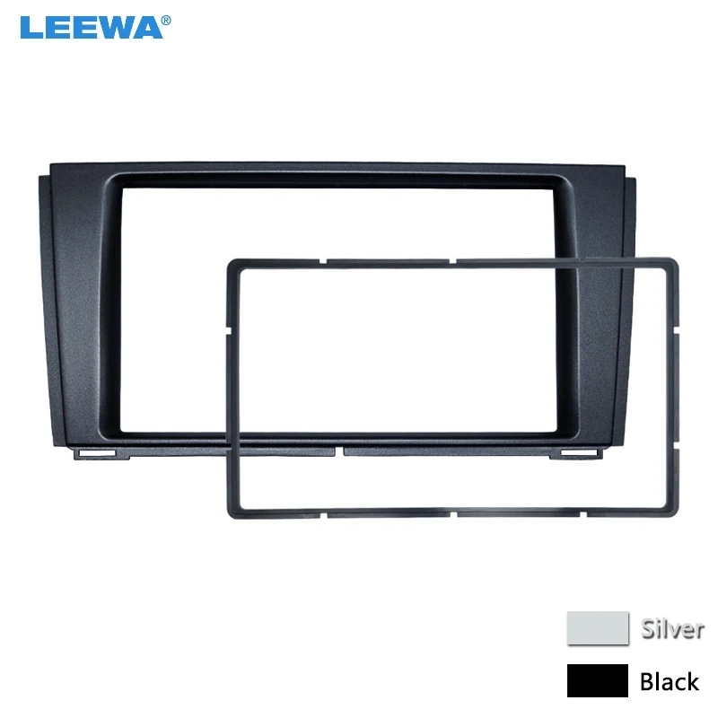 

LEEWA 2Din Car Fascia Frame Stereo Radio Audio Panel For JINBEI Grace 2009-2014 Dash Installation Trim Mount Kit #CA4981