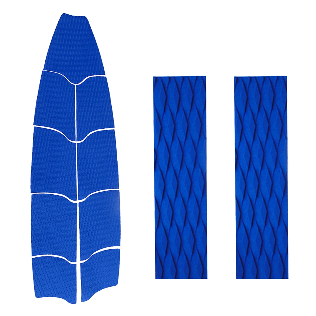 

MagiDeal 11Pcs Surf Water Sports Longboard Surfboard Tail Pad Traction Full Deck Grip - 3 Colors