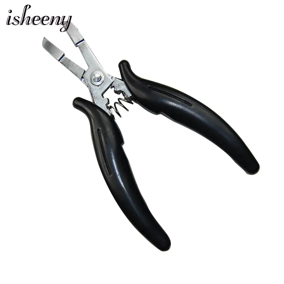 

Multi-Function Mesh Groove Tip Hair Plier 1pc/lot For Fusion Micro Beads/Ring/Link Hair Extension Remove