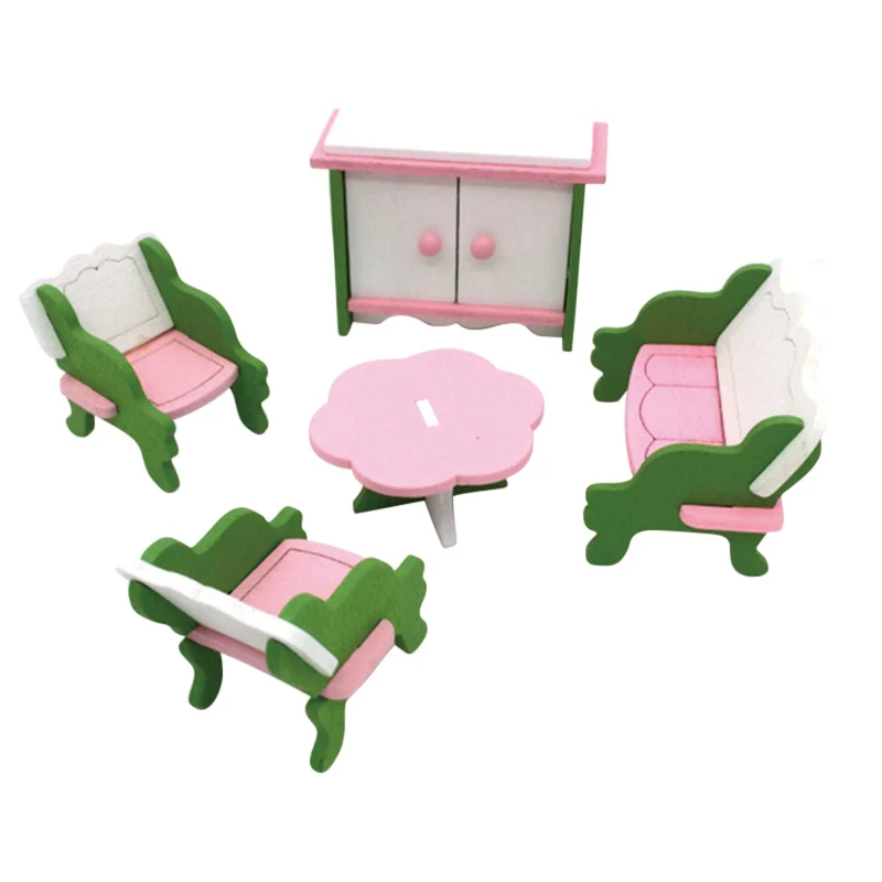 Детский игровой домик кухонная мебель дом кухонная посуда миниатюрная мебель аксессуары детский подарок на день