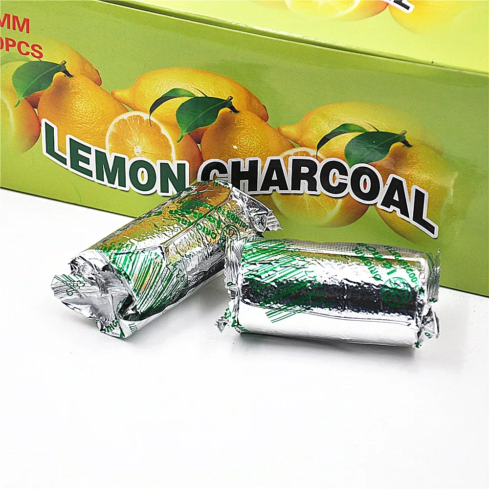 20Rolls/lot A Box Lemon Flavored Hookah Charcoal Shisha Hookah Charcoal
