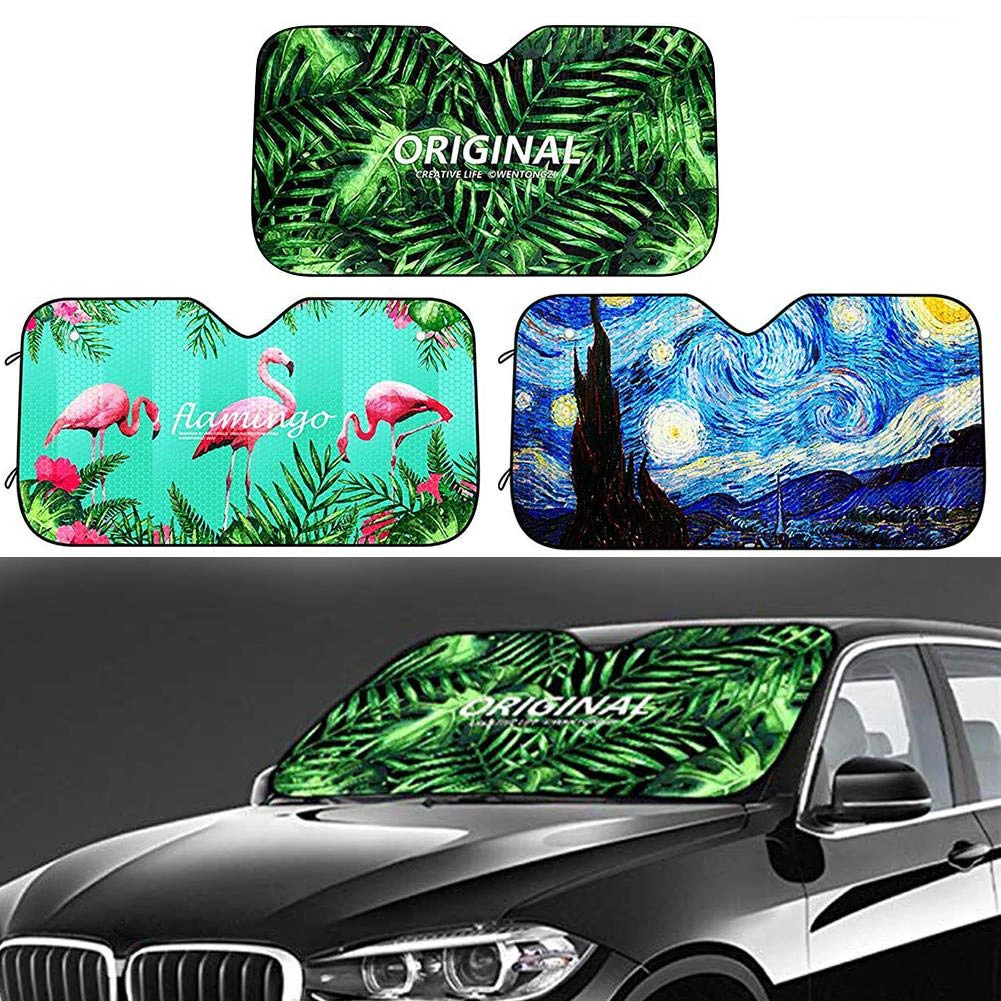 

Universal Car Windshield Sunshade Styling Auto Sun Visor Covers Windscreen Sun Shade Visor Cover UV Reflector Car Accessories