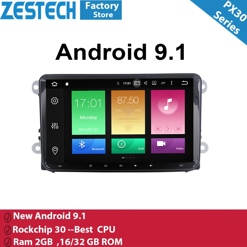 Android 9 1 автомобильный DVD gps для VW Passat B6 B7 Golf 5 Polo Tiguan Octavia авто радио dvd плеер 2 din