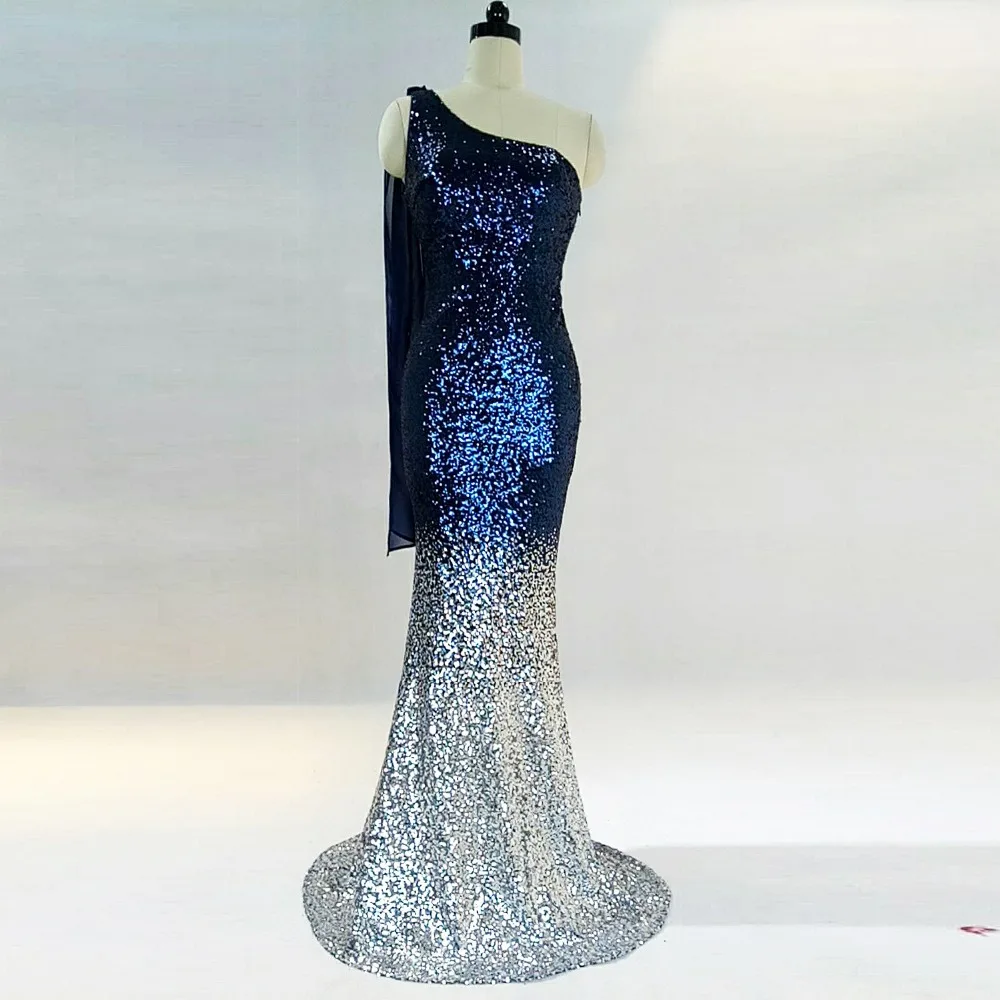 two tone sequin dress