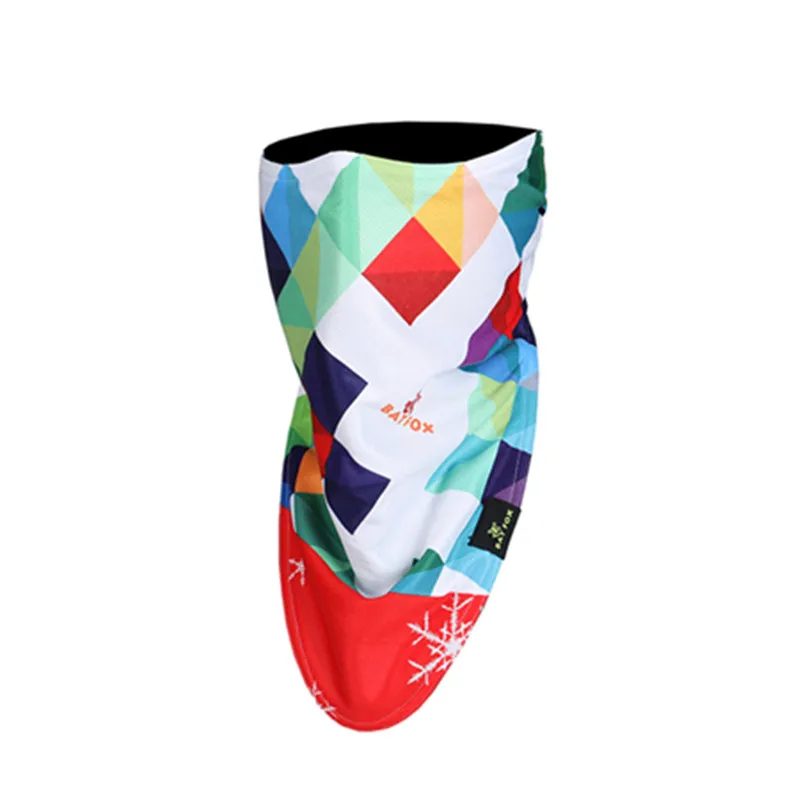 Уличная Лыжная Балаклава для сноубординга, зимняя теплая спортивная маска для лица с 3D принтом пиратов, треугольный шарф, лыжная маска