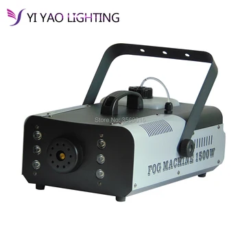 

Wireless Remote control LED 1500W machine/RGB color fog machine/professional DJ