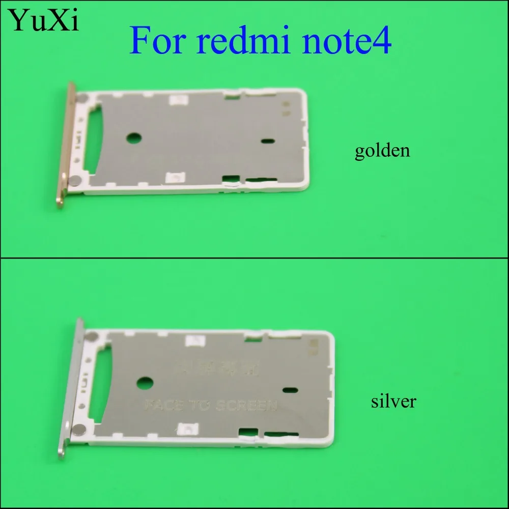 

1pcs sim card slot tray for xiaomi redmi note4 SIM Tray Sim Card Holder Slot redmi note 4 sim card slot with tracking number